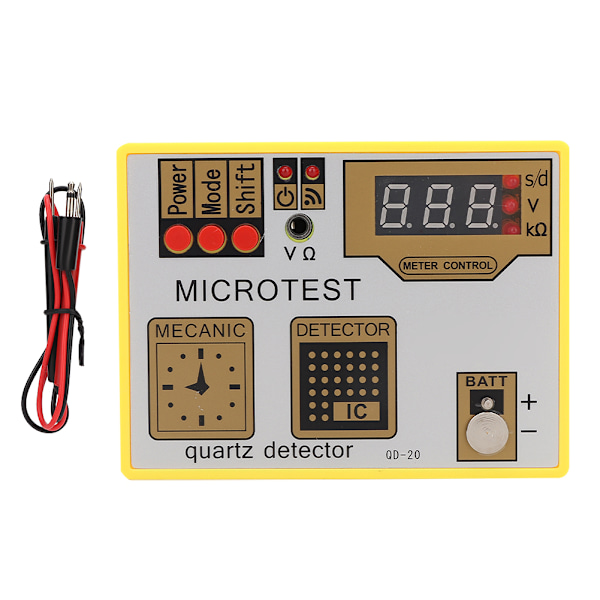 QD-20 Ur Batteri Tester Impuls Tester Kvarts Urværk Tester Afmagnetiseringsmaskine Ur Reparationsværktøj