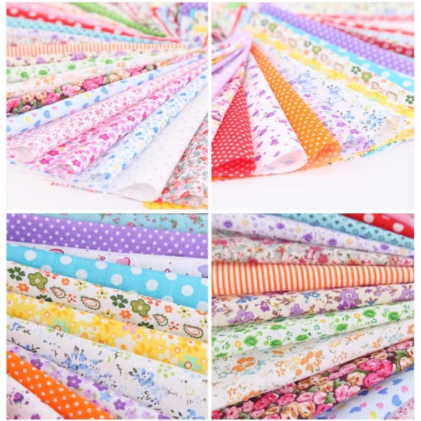 Bomullstygpaket Patchworktyger Bomullstyg DIY Handgjorda