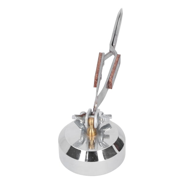 Metal Third Hand Base with Tweezers Rebound Soldering Clamp Hardware Jewelry ToolsStraight mouth