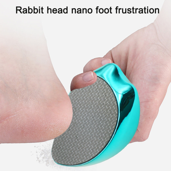 Innovatiivinen Nano Crystal Feet Scrubber, kannettava pedikyyrijalka