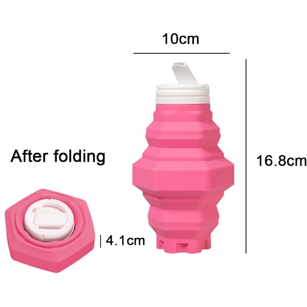 Hopfällbar vattenflaska, piplock | Ultra-Packable,