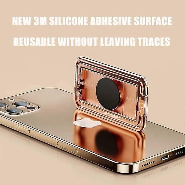Universal foldbar ringtelefonholder i zinklegering Magnetisk bil tablet skrivebordsgreb