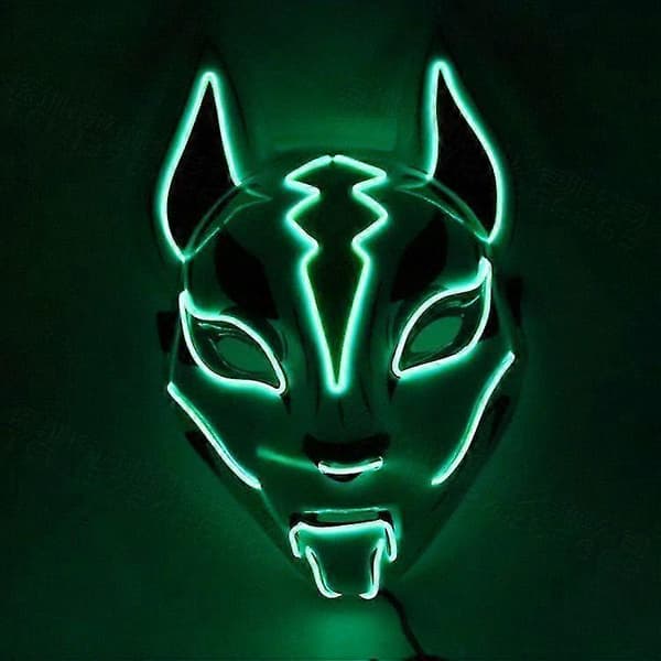Summer Driftled Halloween Lysende Maske Overraskelsesgave Green