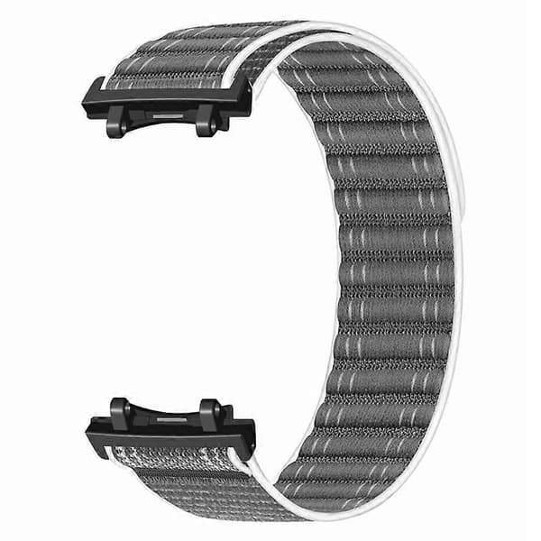 Nylon urrem med PC-stik til Huami Amazfit T-Rex 3, justerbart armbånd - Billige gaver Grey Multicolor