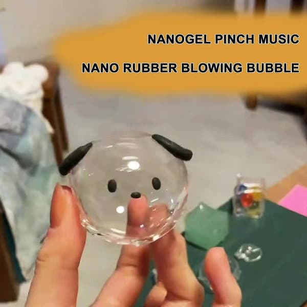 Uppgraderings Nano Tejp Bubbelkit, Dubbelsidig Tejp Plastbubbla, Elastisk Tejp Ny Överraskningspresent 0.01cm*0.5cm*200cm