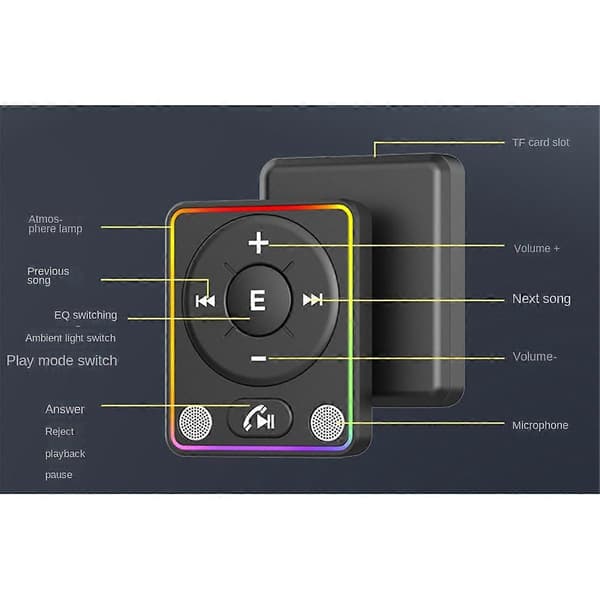 Bluetooth 5.4 AUX Autoadapteri [Vahvemmat kaksoismikrofonit ja melunvaimennus] Bluetooth-vastaanotin autoon M_Kvalitetsgåvor