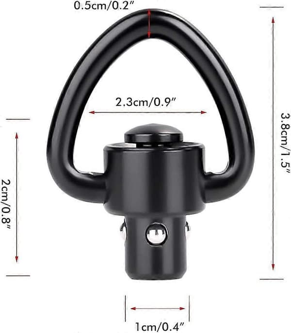 QD Sling Swivels Kraftiga Snabbkopplingsset (1.25\", 4-pack)_Bra saker