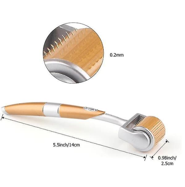 Zgts 192 Derma Roller Titanium Micro Needles System Dermaroller Derma Roller Mesoterapi 0.25/0.30/0.5/0.75/1.0/1.5/2.0/2.5/3.0mm Nåle Til Ansigts C 3.0mm