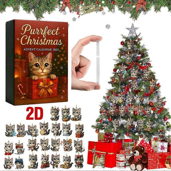 Høj kvalitet Den Perfekte Julekalender Julekalendere Til Jul Cat 1pcs
