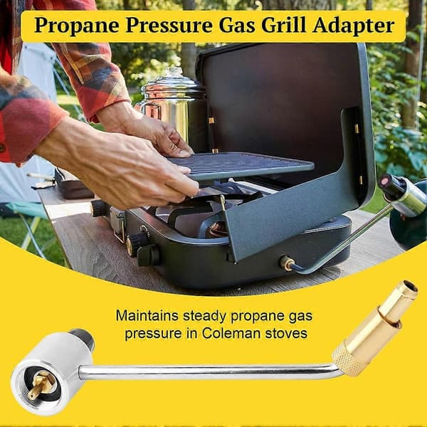 Gasovn trykregulator til ovne og griller og Fold N Go ovne propanregulatoradapter