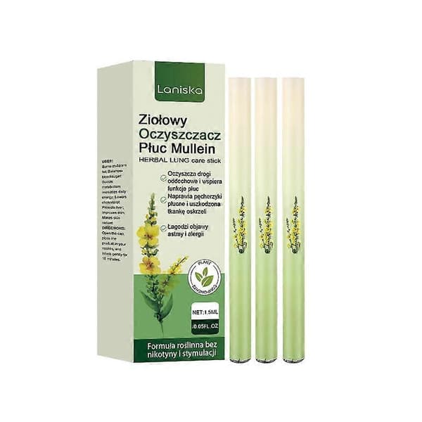 3x Lungrengöring med örtbaserad diffuserpenna 1,5ml_Billiga Gåvor 3PCS