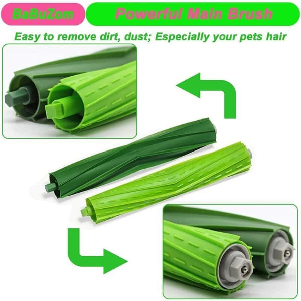 Tilbehør Reservedelssett for iRobot Roomba j7 j7+ i7 i7+ i7 Plus E5 E6 E7 Reservedeler for Roomba E5 E6 E7 i7 i7+ i8 i8+ j7 j7+ i6 i6+ i3 i3+ i4 i4+