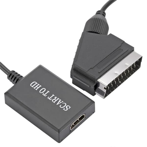 HDMI til SCART-kabel HDMI til SCART-adapter HDMI til SCART-konverter Videoadapter