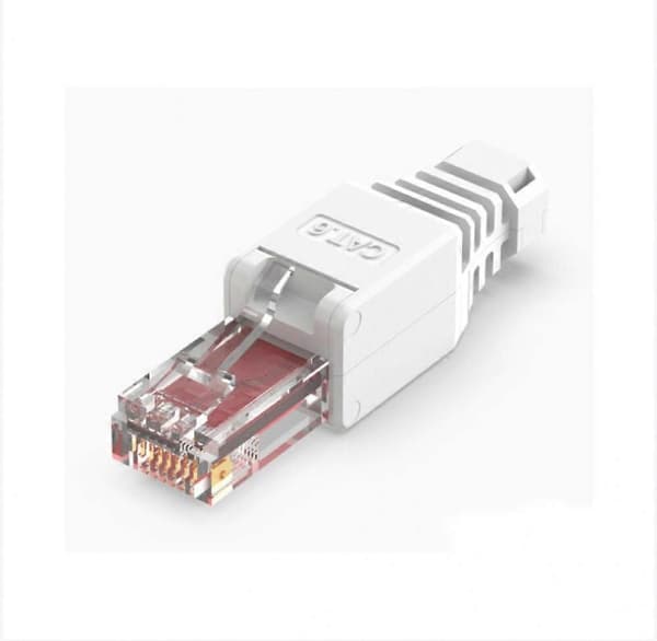 10-pack RJ45 CAT 6 verktygsfria kontakter