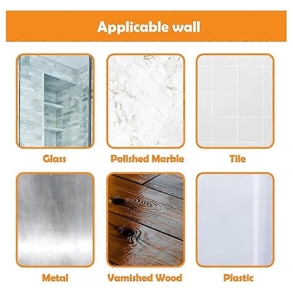 Self-adhesive Clear Acrylic Vinyl Record Holders 18-pack No Drilling Required