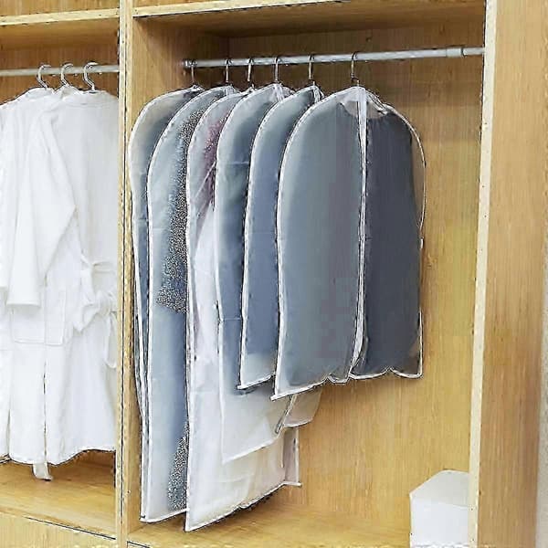 5-delat transparent plaggpåse-set, 60x120cm andningsbart tyg