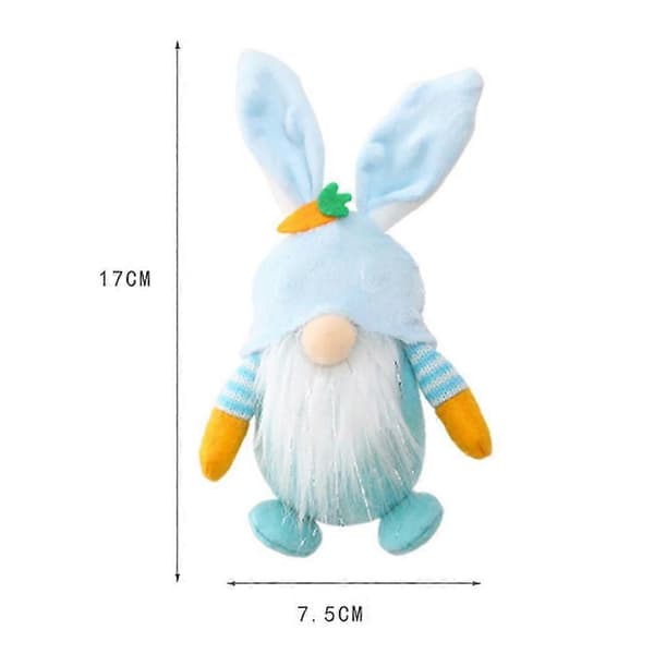 Easter Hanging Faceless Doll with Bunny Hat Pendant