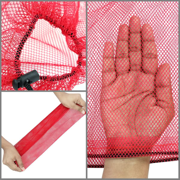 Mesh Laundry Bags (10 Pcs) - Multicolor Laundry Bags for Travel & Drawstring Laundry Bags