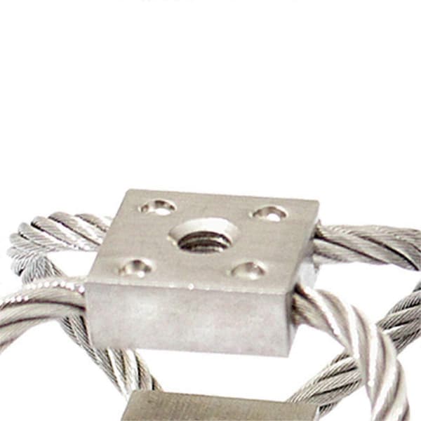 1 stk. luftfotografering støddæmper wire anti-vibrations kamera gimbal PTZ støddæmper til FPV Quadc_Kvalitetsgåvor Silver