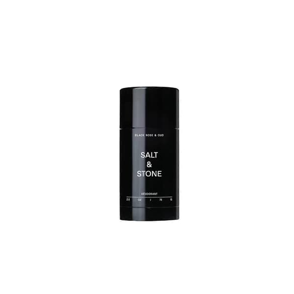 Salt Stone Unisex Black Oud Ekstra Styrke Aluminiumfri Deodorant Sort Hvid (Sort)