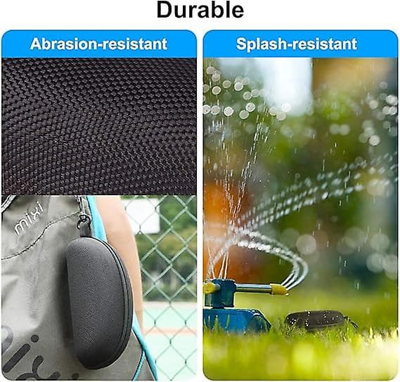 Solglasögonfodral (2-pack) Bärbart resefodral med dragkedja för glasögon