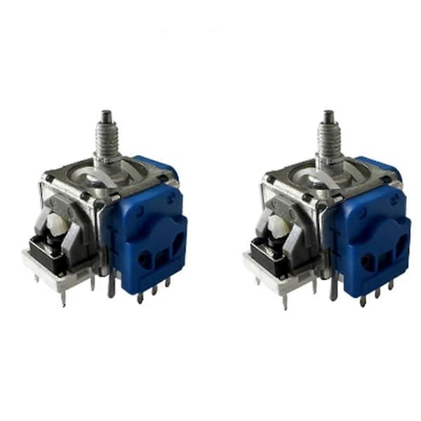 Hall Effect Joystick for Xbox Elite Series 2 Controller, 2-pakning 3D Analog Thumbstick Erstatning Venstre/Høyre As Shown