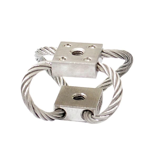 1 stk. luftfotografering støddæmper wire anti-vibrations kamera gimbal PTZ støddæmper til FPV Quadc_Kvalitetsgåvor Silver
