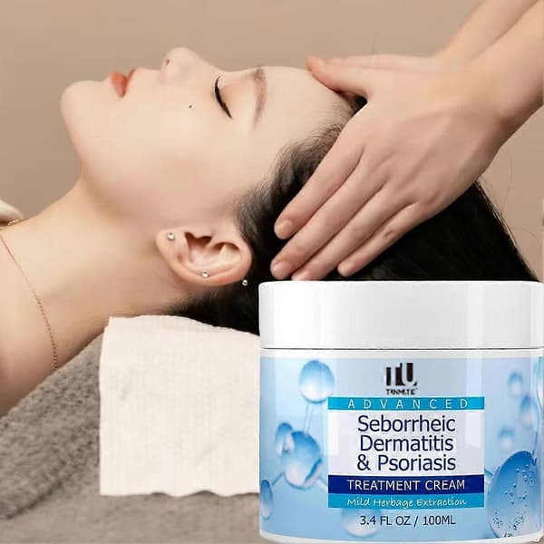 1/2/3x Beroligende Hodebunnskrem - Nærende Pleie, Reduserer Flass og Kløe 100 ml 3pcs