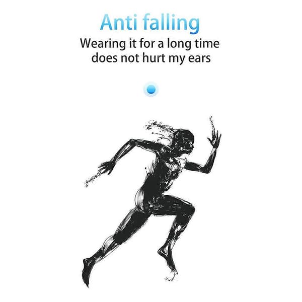 Trådløst Bluetooth-headset Intelligent stemmeoversættelse Flersproget headset Realtidsoversættelse White