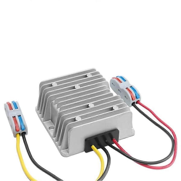 DC 36V/48V til 12V 20A 240W DC DC-omformer Regulator Strømforsyningsmodul Buck Transformer, Vanntett Silver