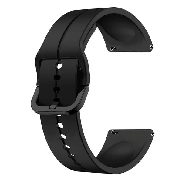 Højkvalitets silikonerem til Samsung Galaxy Watch 6 Classic 47mm Black