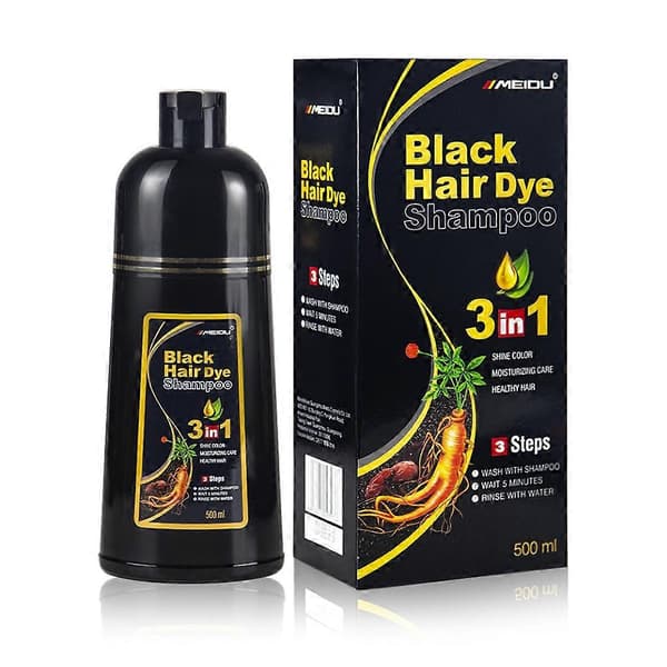 Hårfarve Shampoo Hårfarve Shampoo Farver Hår på få minutter til kvinder og mænd_Gave Deep wine red