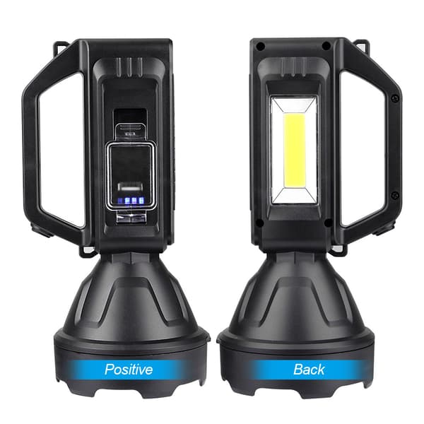 1 pc LED COB Strong Flashlight that can be Charged with Solar Energy