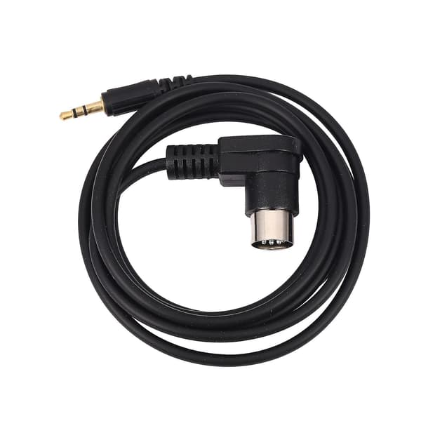 Bil 3,5 mm AUX Input Adapter Audio Kabel Mini Jack AUX 8-Pin M-BUS CD Changer Kabel Til Guld Stik Black