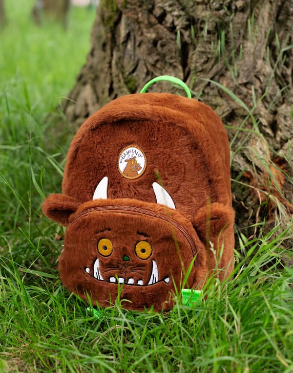 Gruffalo & Vänner Unisex Barnryggsäck Brun 3D Nyhet Ansikte -_Bra saker Brown One Size