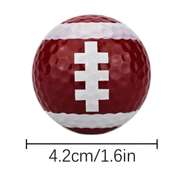 6 st 42mm Blandade Golfbollar - Nyhet Golf Present Set för Barn & Golfare_Kvalitetsgåva A