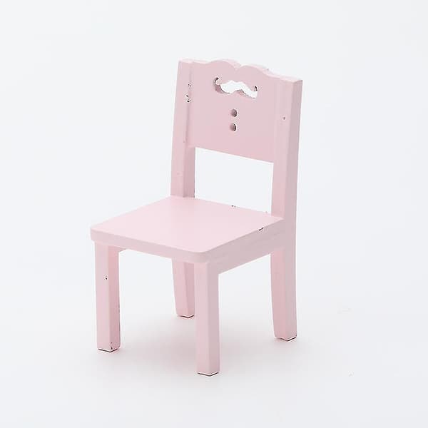 3 stk. Børnebordstol Simulationsmøbler Mini Stol Legetøj Børnebordstol Sæt Møbelmodel Stol Model Legetøj A_Billige gaver Pink