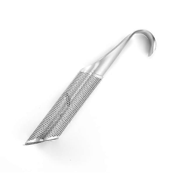 Tesil - Finmasket tesil - Teegg - Sil - Rustfritt stål - Sølv - Med hengekrok - Universal - Rørteinfuser