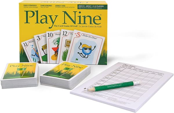 Play Nine - Lautapeli Perhepeli Korttipeli Yhdeksän Kierroksen Golf