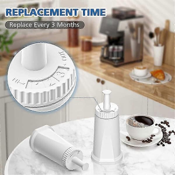 6 stk. kaffemaskinefilter til Sage 990, BES008 vandfilter