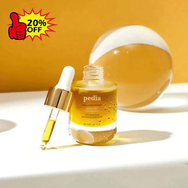 Pedia Advanced Collagen Boost Anti Aging Serum, Reducer Rynker Ansigts Serum 3-pak_Bra saker As shown