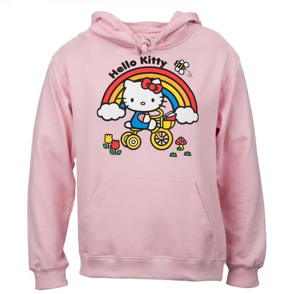 Rainbow Tricycle Pullover Hættetrøje_Billiga Gåvor Pink X-Large