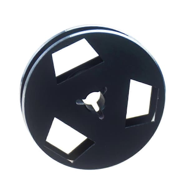 1/4 2,5 tommer opsamlingsspole, åben spole lydmetal opsamlingsspole, 3 huller vindmodstandshul 2,5 tommer E Black