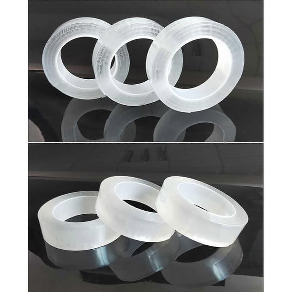 Uppgraderings Nano Tejp Bubbelkit, Dubbelsidig Tejp Plastbubbla, Elastisk Tejp Ny Överraskningspresent 0.01cm*0.5cm*300cm