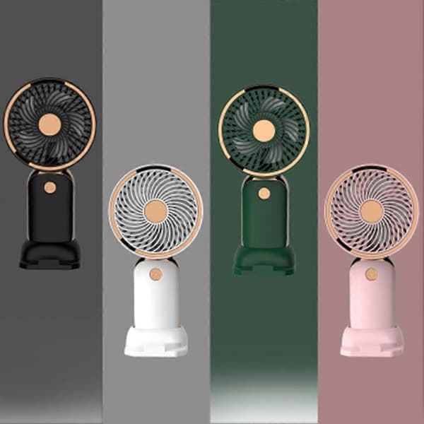 USB Mini Håndholdt Ventilator Lille Personlig Ventilator Makeup Øjenvippe Ventilator til Vandreture Rejser Hjemmekontor A Black