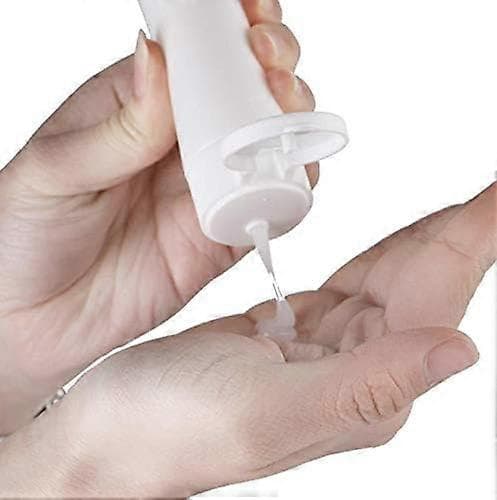 2 STK 200 ml tomme bløde plastiktuber Emulsionspakke Make-up Kosmetikbeholder til ansigtsrens shampoo rensebruser
