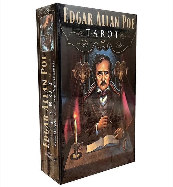 Højkvalitets Edgar Allan Poe Tarot - Mørke Romantiske Åbenbaringer