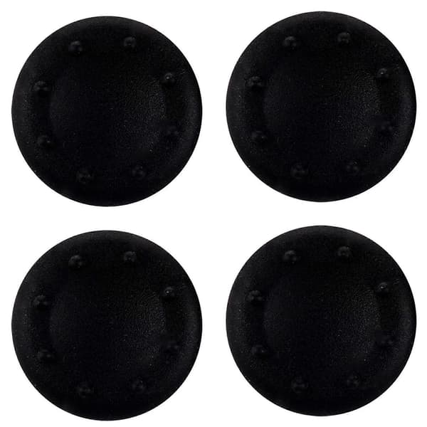 2X Game Thumbstick Joystick Grip Case Cover til Ps2 Ps3 Xbox 360 Controller - Sort Svart