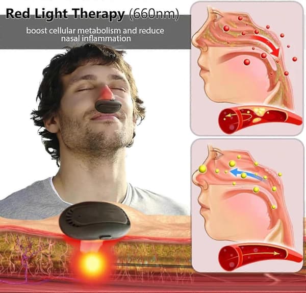 RespiRelief Rött Ljus Nasal Terapi Instrument_Bra saker