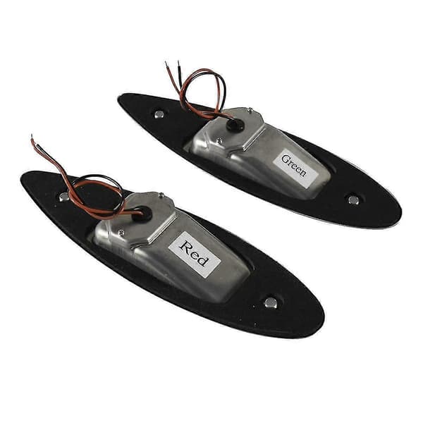 LED To-farvede Signal Lys Marine Universal Navigationslys Navigationslys Bådudstyr